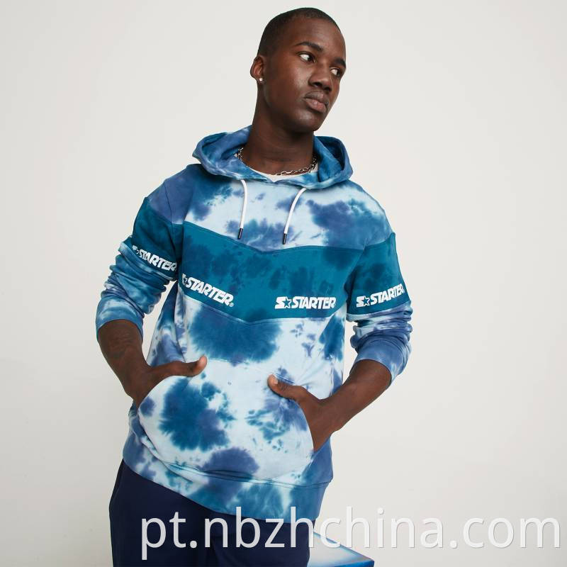 Mens Tie Dye Pullover Hoodies